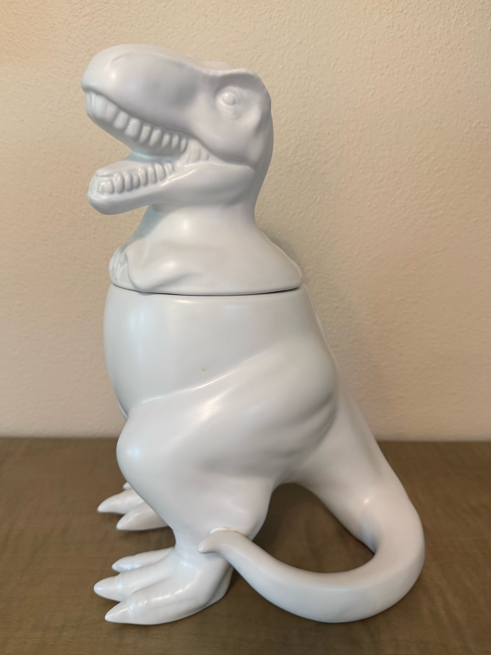 T-Rex Dinosaur Stoneware Cookie Jar